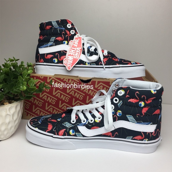 flamingo vans high tops